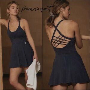 NWOT FP Movement Good Karma Black Dress